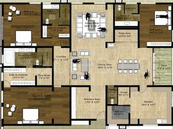 New 6000sqft  Apartment for Sale in @ 14000 Rs Per sqft  , Kothari road,Chennai Central property